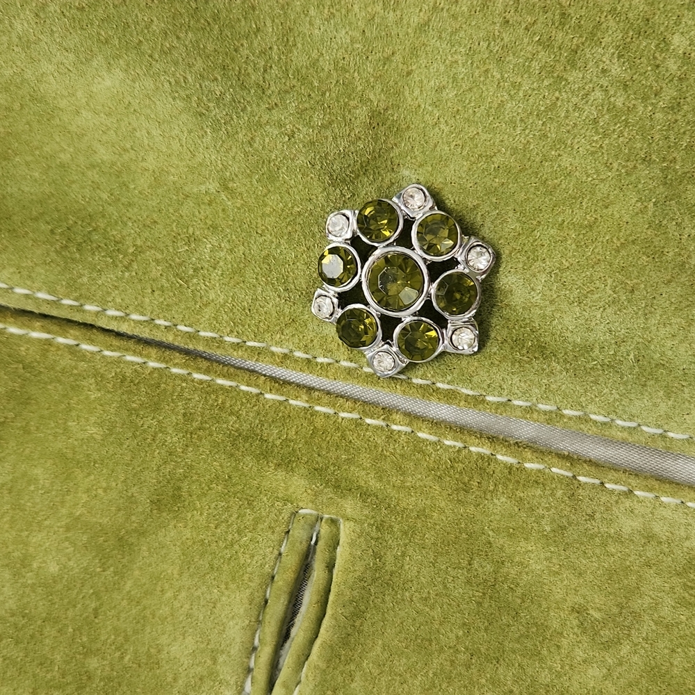 Wilsons leather maxima jacket Size S Color lime green - Picture 5 of 10